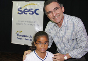 Presidente Marcelo Queiroz e Ana Beatriz Alves